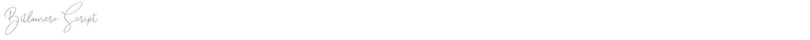 Bitlamero Script font preview